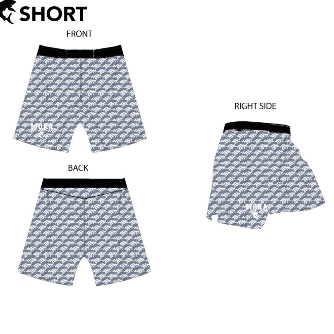 Moka Shorts Blue Cloudes