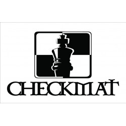 CheckMat Patch Hvid