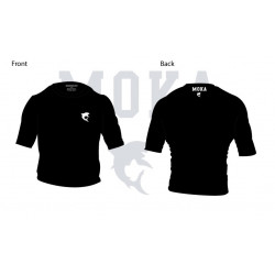 Moka Rash Guard Black Short Sleeves