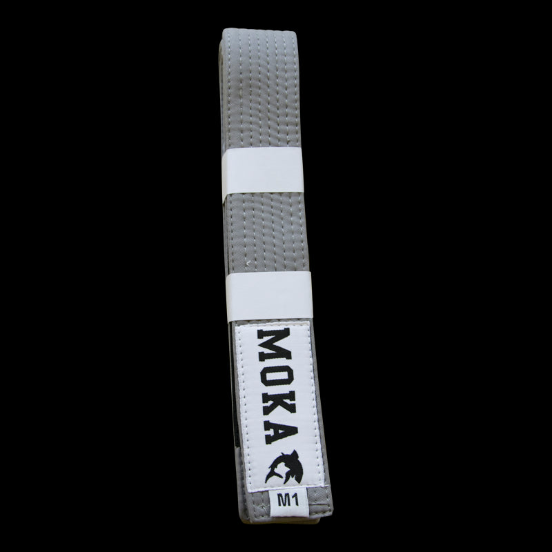 Mokahardware Kids BJJ Belt Gray