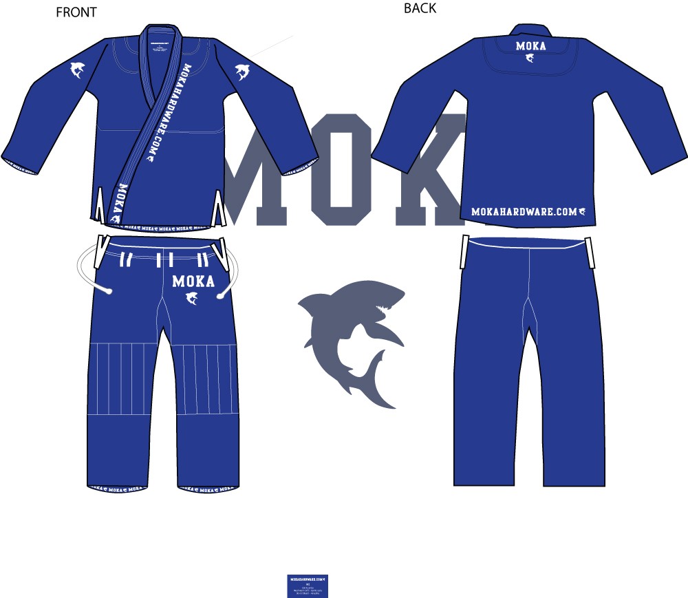 MOKA Kids Gi Blue