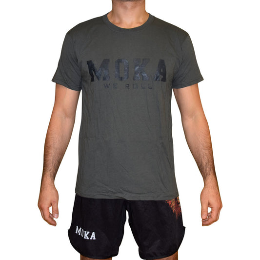 Moka Solid Grå T-Shirt