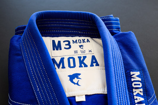 Børne BJJ Gi - Moka Original - Blå