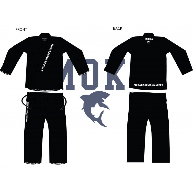 BJJ Gi - Moka Original - Sort